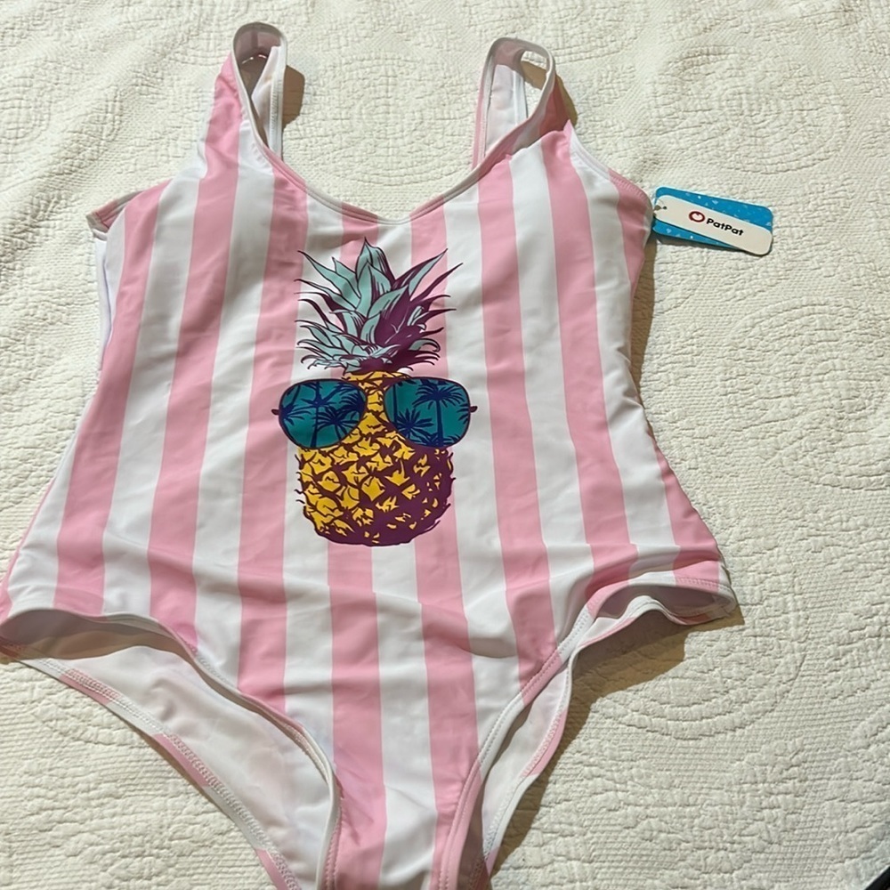 Pat pat Pineapple Swimsuit. NWT. Large